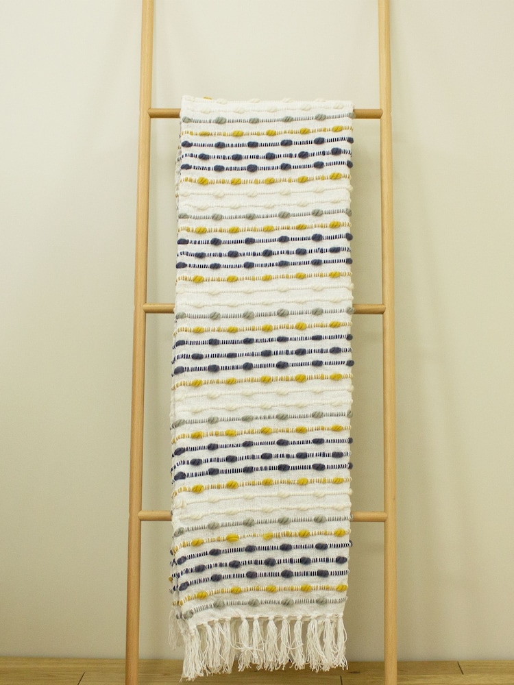 furn. Yellow Dhadit Throw - Image 1 of 3