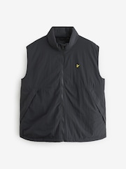 Lyle & Scott Black Big Padded Puffer Gilet - Image 5 of 6