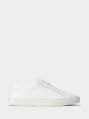 Polo Ralph Lauren White Jermain Lux Trainers - Image 2 of 5