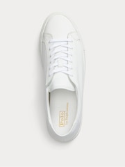 Polo Ralph Lauren White Jermain Lux Trainers - Image 4 of 5