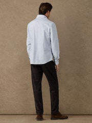 Lys Blå - Hackett Classic Fit Striped Oxford Shirt - Bilde 3 av 5