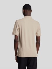 Lyle & Scott Natural Big Polo Shirt - Image 2 of 5