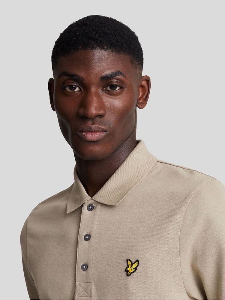 Natural - Polo Lyle & Scott Big Tricouri - Image 4 of 5