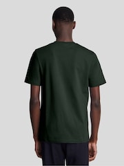 Lyle & Scott Green 100% Cotton Big Crew Neck T-Shirt - Image 2 of 5
