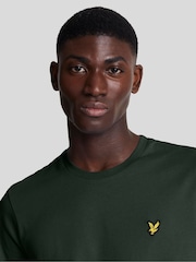 Lyle & Scott Green 100% Cotton Big Crew Neck T-Shirt - Image 3 of 5