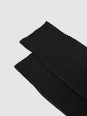 Reiss Black Cory Two Tone Cotton Socks - Image 2 of 3