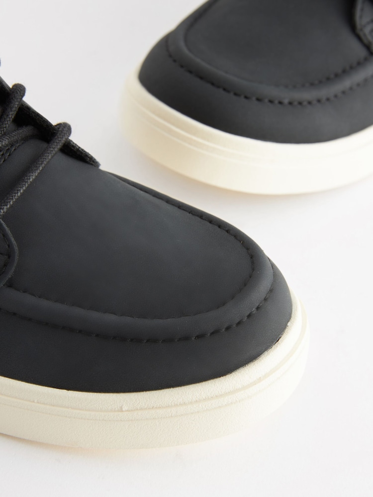 Black Standard Fit (F) Smart Lace-Up Boots - Image 6 of 6