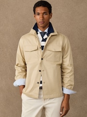 Hackett Brown Heritage Overshirt - Image 1 of 8