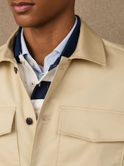Hackett Brown Heritage Overshirt - Image 2 of 8
