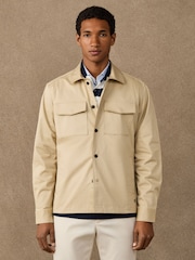 Hackett Brown Heritage Overshirt - Image 3 of 8