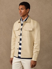 Hackett Brown Heritage Overshirt - Image 4 of 8