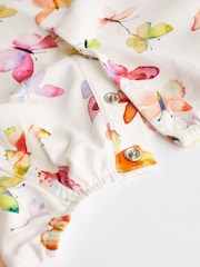 Pink Butterfly Baby Rompers 2 Pack - Image 8 of 8
