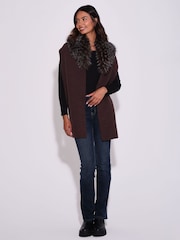 South Beach Faux Fur Collar Scarf - Imagen 1 de 4
