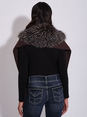 South Beach Faux Fur Collar Scarf - Imagen 2 de 4