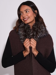 South Beach Faux Fur Collar Scarf - Imagen 3 de 4