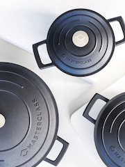 Masterclass Black Cast Aluminium 2.5L Casserole Dish - Image 1 of 1