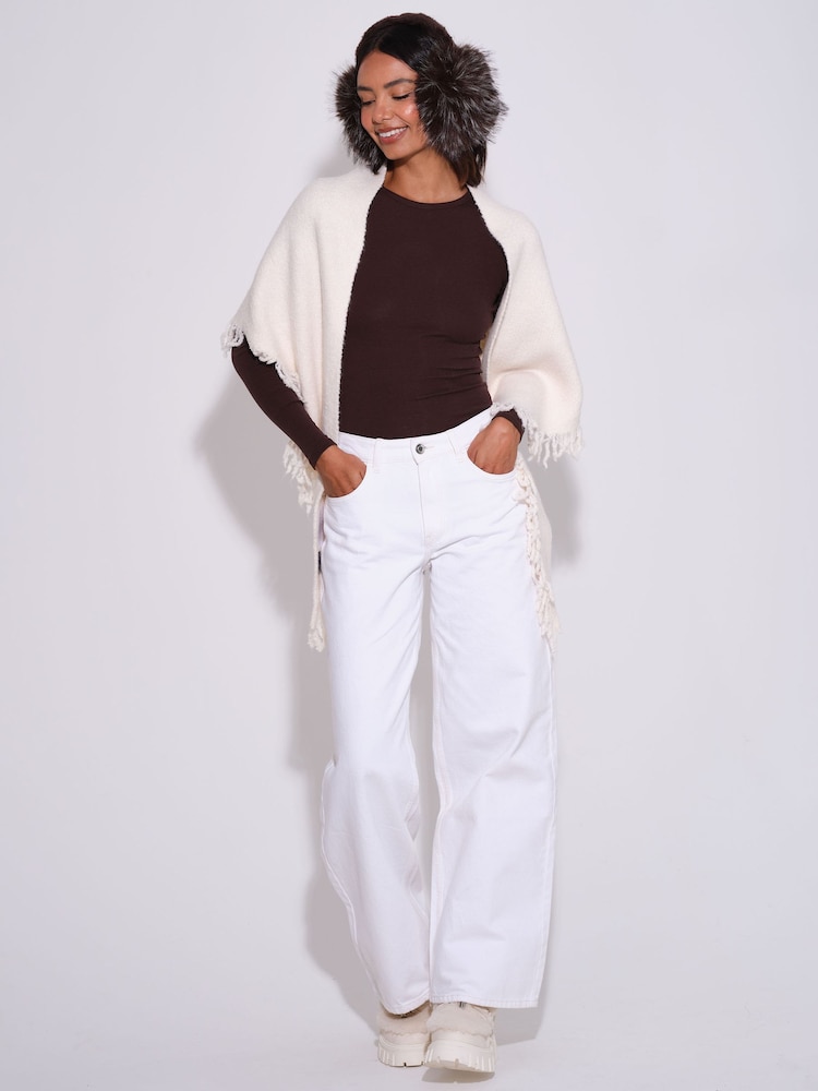 South Beach Brown Fluffy Earmuffs - Image 1 of 4