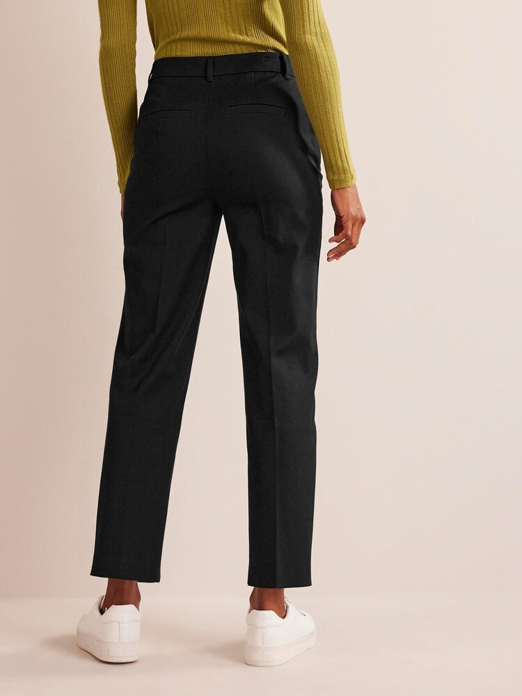 Boden Black Kew Side Stripe Trousers - Image 2 of 5