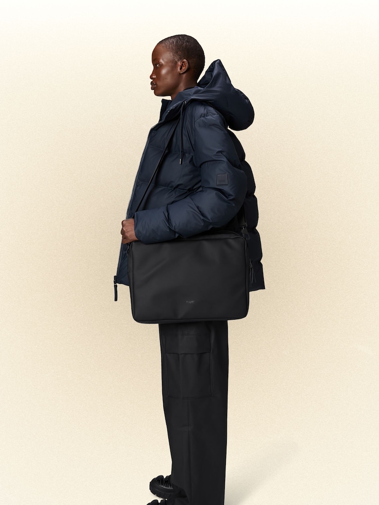 Rains Black Laptop Bag - Image 2 of 4
