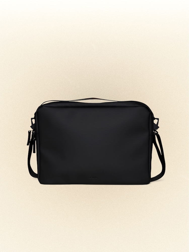 Rains Black Laptop Bag - Image 4 of 4
