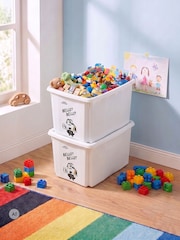 Keeeper 2 Pack Grey 30L Minions Turning Stacking Boxes - Image 1 of 6