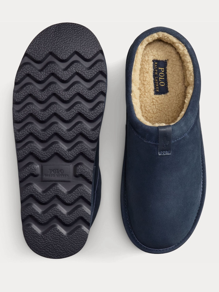 Polo Ralph Lauren Blue Reade Clog Slippers - Image 4 of 4