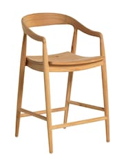 Barker and Stonehouse Natural Wood Semeru Counter Stool H100cm - Image 2 of 8