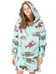 Vanilla Underground Blue Friends Girls Blanket Hoodie - Image 5 of 9