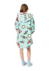 Vanilla Underground Blue Friends Girls Blanket Hoodie - Image 6 of 9