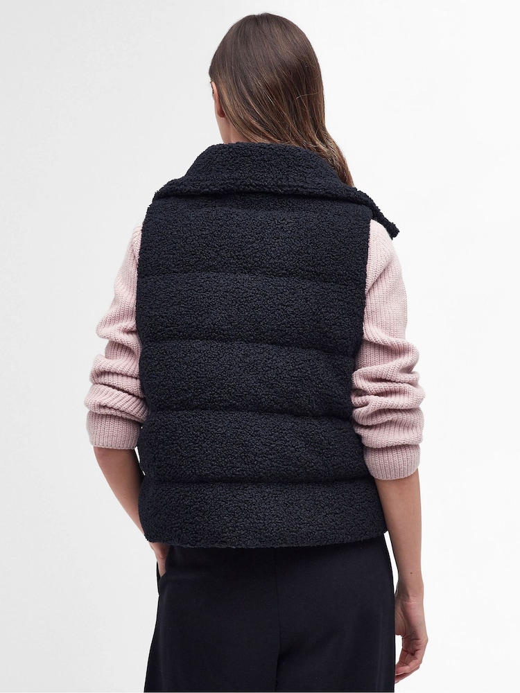 Barbour® International Maguire Teddy Fleece Gilet - Image 2 of 6 Barbour® International Maguire Teddy Fleece Gilet - Image 2 of 6