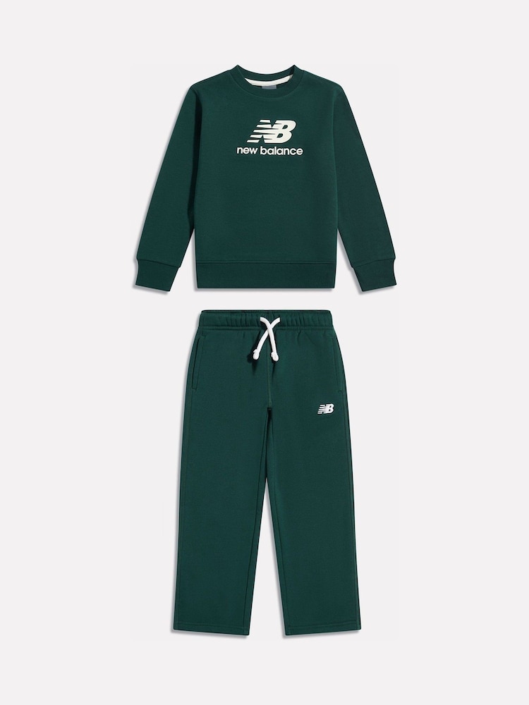 New Balance Small Logo Sweat Top & Jogger Set - Bild 1 von 3