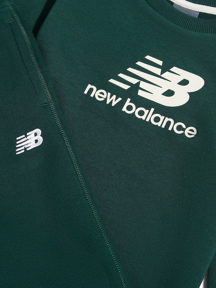 New Balance Small Logo Sweat Top & Jogger Set - Bild 3 von 3