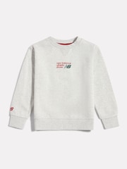 Gris - Suéter New Balance Athletics Premium Logo - Imagen 1 de 5