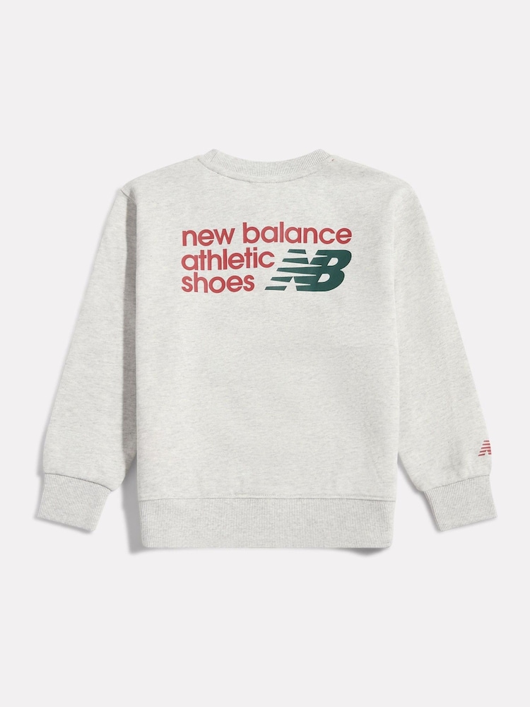 Gris - Suéter New Balance Athletics Premium Logo - Imagen 2 de 5