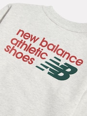 Gris - Suéter New Balance Athletics Premium Logo - Imagen 3 de 5