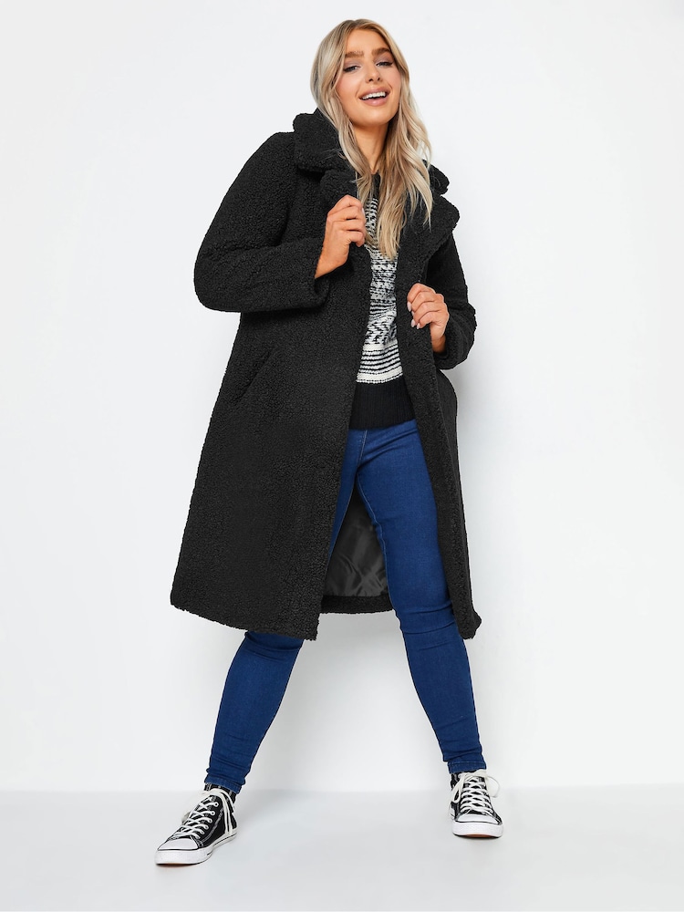 M&Co Black Borg Coat - Image 1 of 5