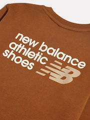 Marrón - Suéter New Balance Athletics Premium Logo - Imagen 4 de 5