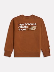 Marrón - Suéter New Balance Athletics Premium Logo - Imagen 2 de 5