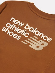 Marrón - Suéter New Balance Athletics Premium Logo - Imagen 3 de 5