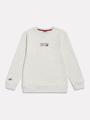 Gris - Suéter New Balance Athletics Premium Logo - Imagen 1 de 4