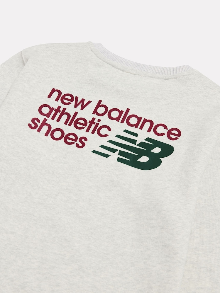 Gris - Suéter New Balance Athletics Premium Logo - Imagen 4 de 4 Gris - Suéter New Balance Athletics Premium Logo - Imagen 4 de 4
