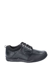 Hush Puppies Black Dexter Senior School Shoes - Image 1 of 4