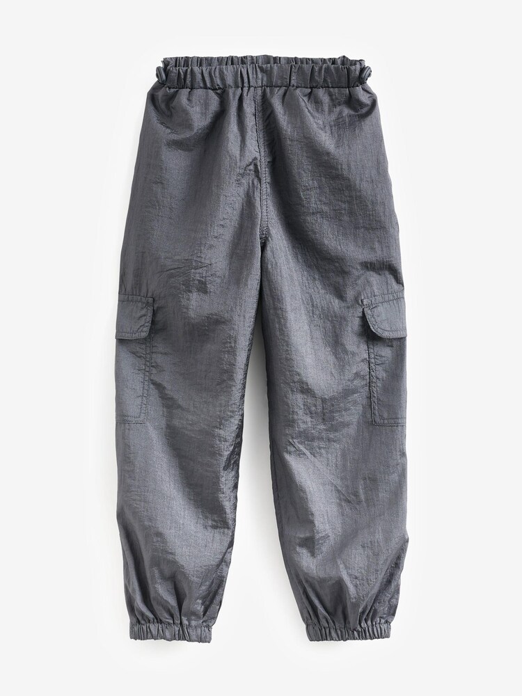 Anthrazitgrau - Parachute-Cargohose mit Bündchen (3 bis 16 Jahre) - Bild 1 von 9