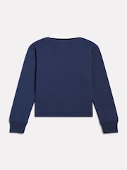 New Balance Blue Contrast Panel Rugby Top - Image 7 of 8