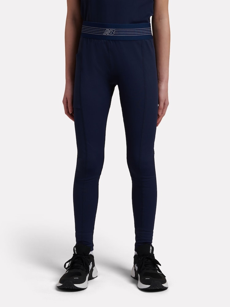 New Balance Blue Harmony Performance Pocket Leggings - Image 1 of 11 New Balance Blue Harmony Performance Pocket Leggings - Image 1 of 11