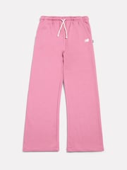 Rosa - New Balance Mjukisbyxor med liten logotyp och vida ben - Bild 1 av 3