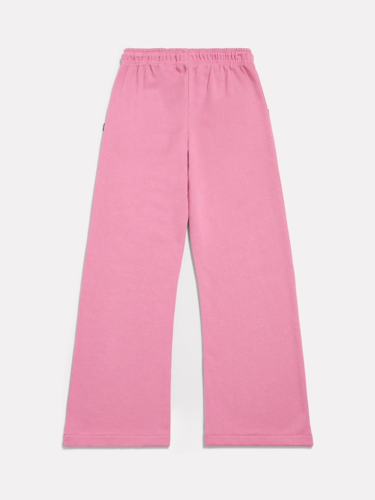 Rosa - New Balance Mjukisbyxor med liten logotyp och vida ben - Bild 2 av 3