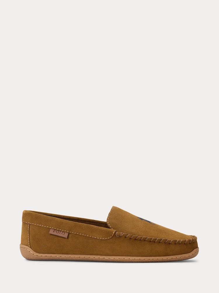 Polo Ralph Lauren Brown Brenan Slippers - Image 2 of 4