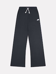 Svart - New Balance Mjukisbyxor med liten logotyp och vida ben - Bild 1 av 3