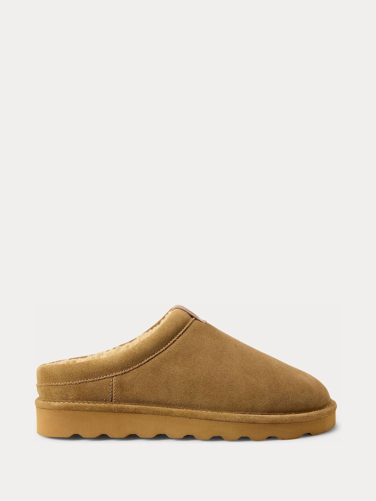 Polo Ralph Lauren Brown Reade Clog Slippers - Image 2 of 4